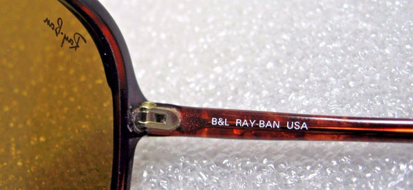 Ray-Ban USA NOS Vintage B&L TraditionalS B Ebony/Tortoise L1672 New Sunglasses - Vintage Sunglasses 