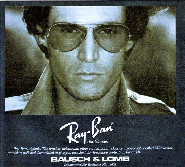 Ray-Ban USA *NOS Vintage B&L "Bainbridge" *Deep Groove Prototype *New Sunglasses - Vintage Sunglasses 