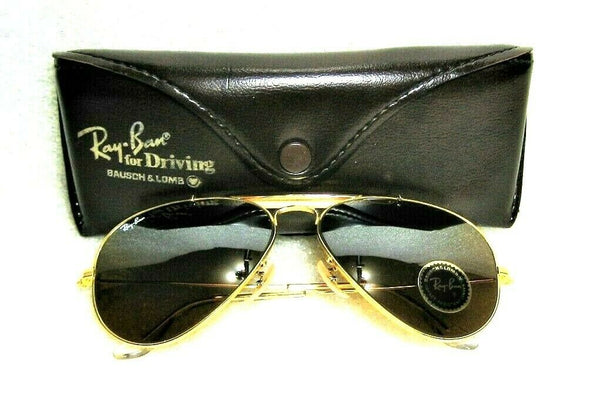 Ray-Ban USA Vintage NOS B&L Aviator Outdoorsman TGM B15 4-Driving New Sunglasses - Vintage Sunglasses 