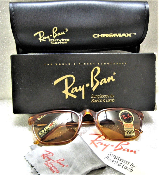 Ray-Ban USA NOS Vintage B&L Asbury Chromax W1725 Driving Series New Sunglasses - Vintage Sunglasses 
