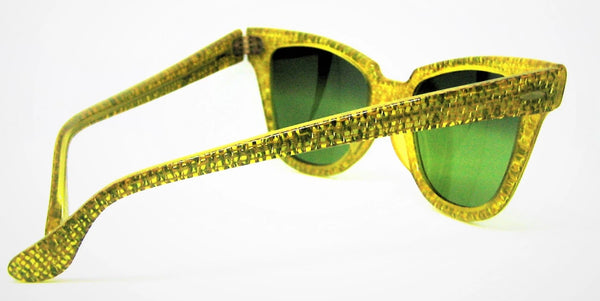 Vintage Ray-Ban USA 1950s B&L Rare Rustic Weave RB-3 TGM *Mint Sunglasses & Case - Vintage Sunglasses 